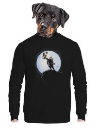 unisex mikina bez kapucne