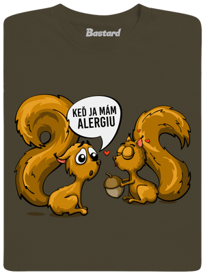 Alergická veverička pánske dlhý rukáv Urban Khaki