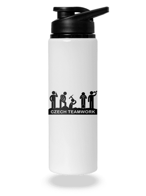 Czech Teamwork flaša na vodu White