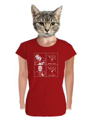 Cimrman: Copak jmelí dámske tričko prémium Red Mal