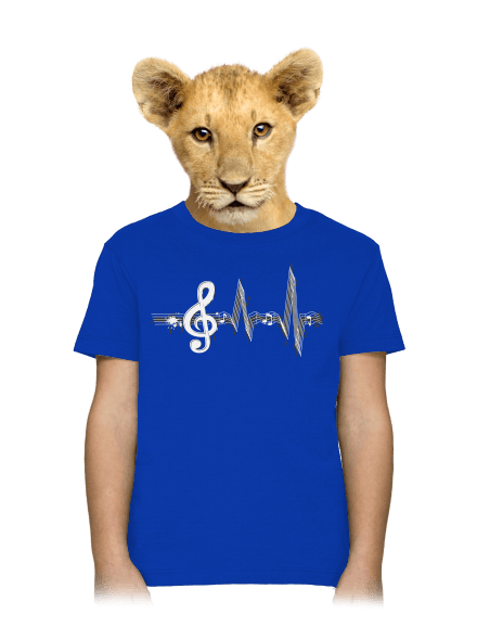 Žijem muzikou detské tričko Royal Blue