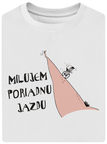 Milujem jazdu unisex tričko oversized White