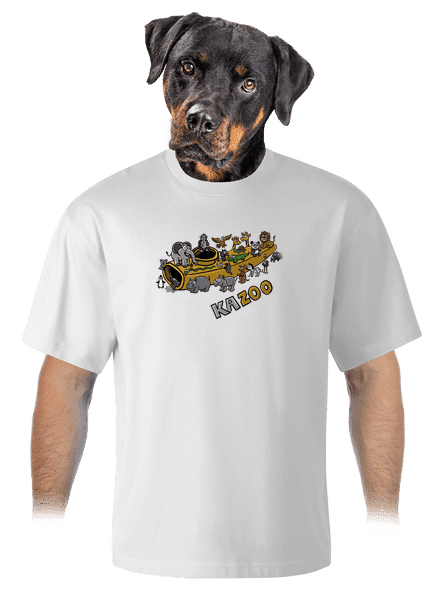 KaZoo unisex tričko oversized White