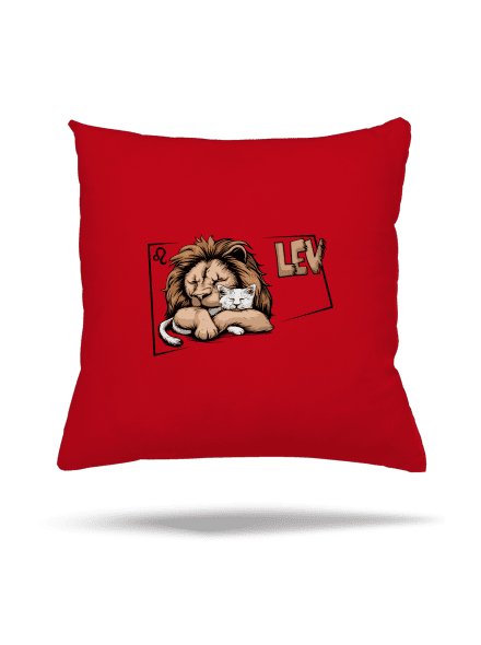 Mačací horoskop: Lev vankúš Red