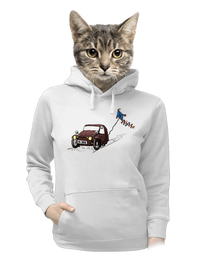 dámska mikina klokanka