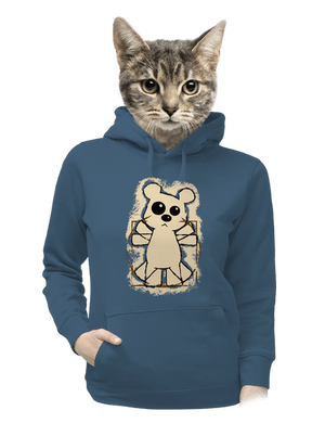 dámska mikina klokanka