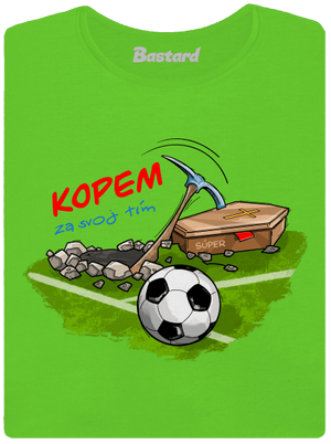 Kopem za svoj tím dámske tričko Apple Green