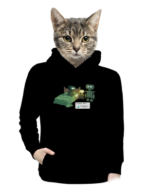 dámska mikina klokanka