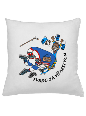 Tvrdo za víťazstvom vankúš White