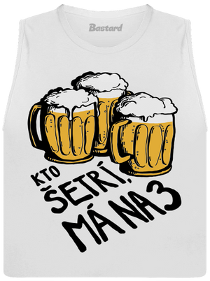 Kto šetrí, má na tri dámske tielko voľné White