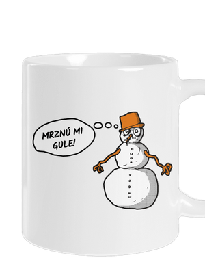 Mrznú mi gule klasický hrnček White