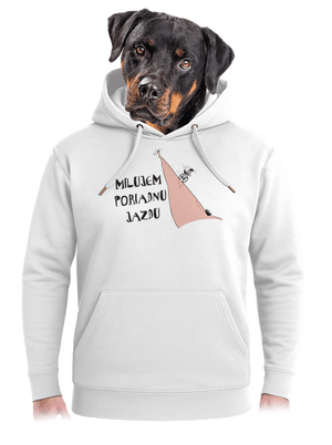 Milujem jazdu unisex mikina premium Snowwhite