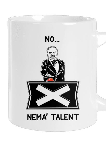Cimrman: Nemá talent veľký hrnček White