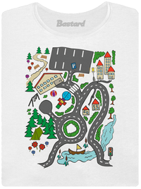 dámske tričko s lemom