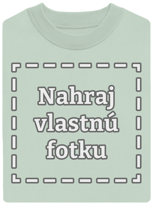 Vlastná potlač unisex mikina bez kapucne Blush Mint