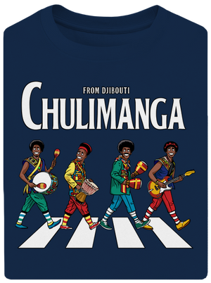 Chulimanga unisex tričko oversized Midnight Blue