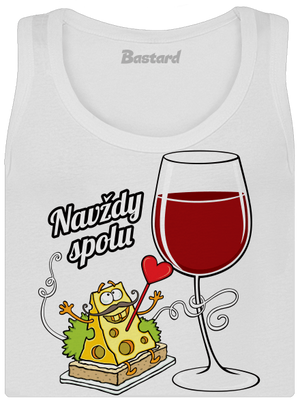 Navždy spolu dámske tielko klasické White