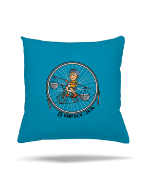 Cyklistický horoskop: Váhy vankúš Blue Turquoise
