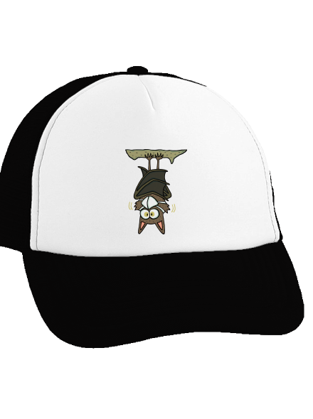 Nanopier šiltovka truckerka Black cap