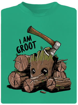 I Am Groot pánske športové tričko Mint Mal