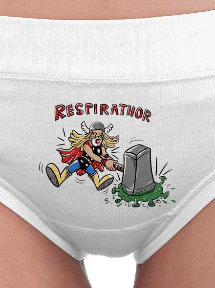 Respirathor dámske nohavičky White
