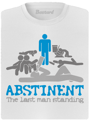 Abstinent dámske športové tričko White