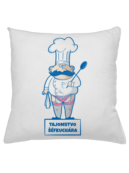 Tajomstvo šéfkuchára vankúš White