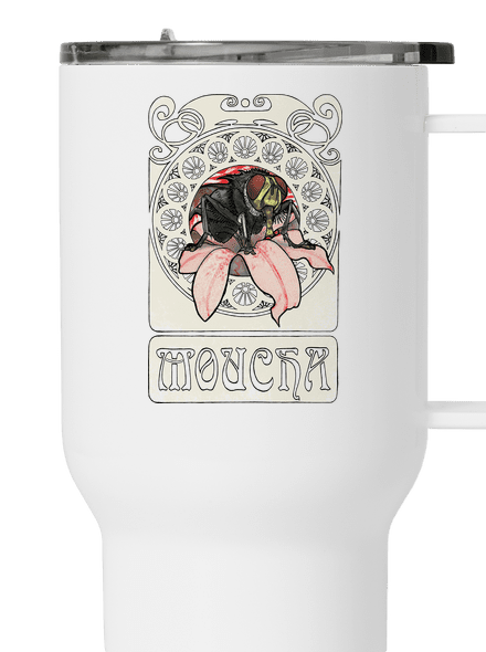 Mucha termohrnček White