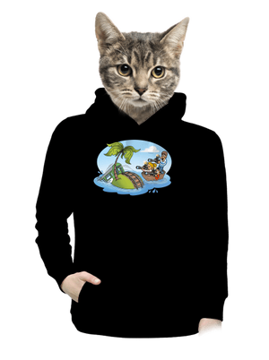 dámska mikina klokanka