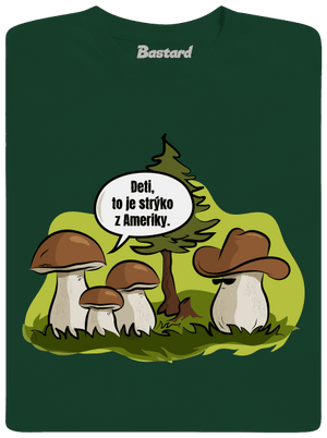 Strýko z Ameriky pánske dlhý rukáv Bottle Green