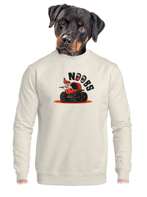 unisex mikina bez kapucne