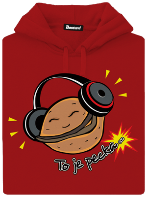 Pecka dámska mikina klokanka Red Mal