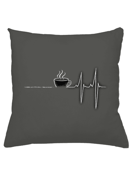 Coffee help vankúš Gray Pol