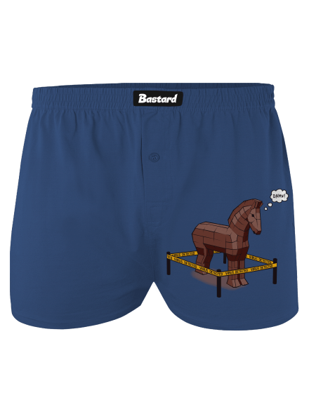Trójsky kôň pánske trenky Blue