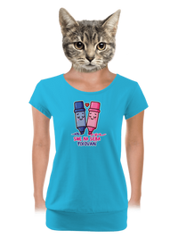 dámske tričko s lemom