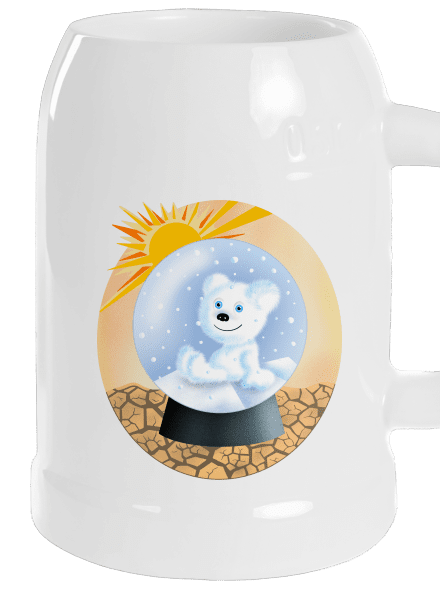 Medveď v guli polliter White