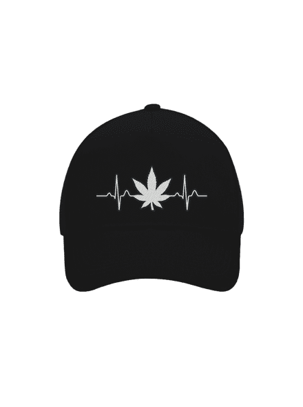 EKGanja šiltovka baseballka Black