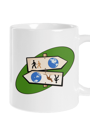 Diaľkový pochod klasický hrnček White