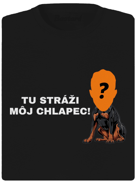 Tu strážim ja dámske športové tričko Black