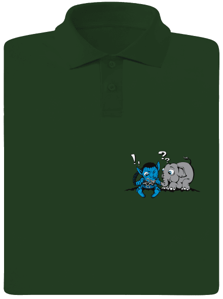 Error 501 pánska polokošeľa Bottle Green Mal