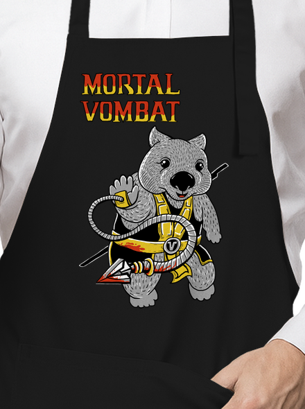 Mortal Vombat zástera Black