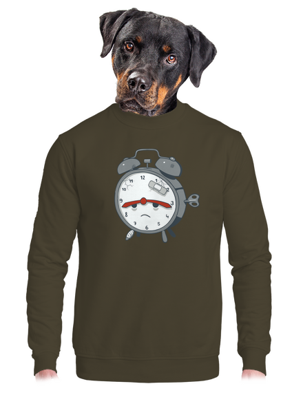 Budíček unisex mikina bez kapucne Urban Khaki