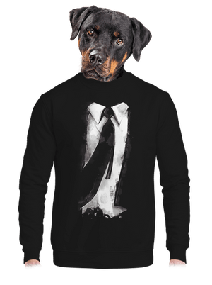 unisex mikina bez kapucne