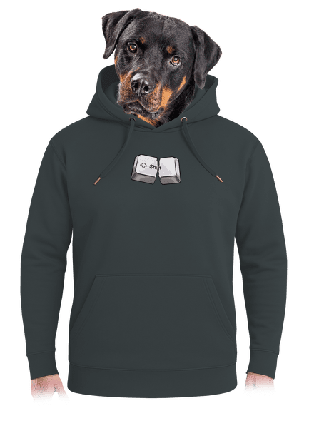 Shift unisex mikina premium Charcoal
