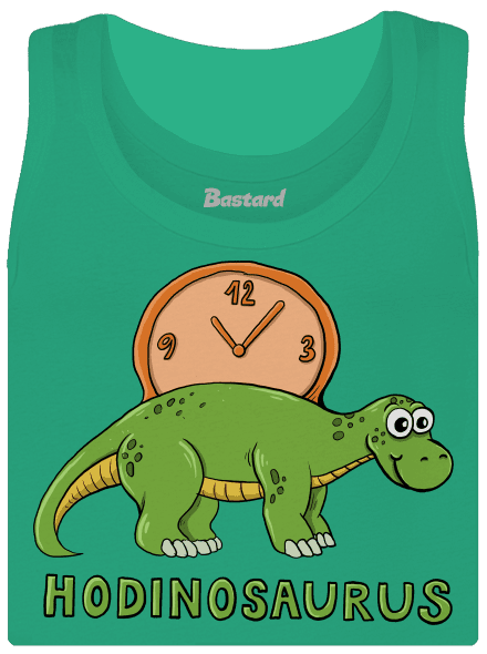 Hodinosaurus dámske tielko klasické Mint Mal