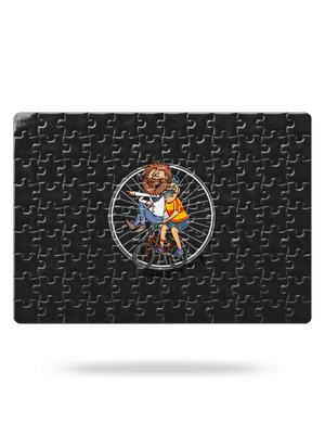 Cyklistický horoskop: Lev puzzle White