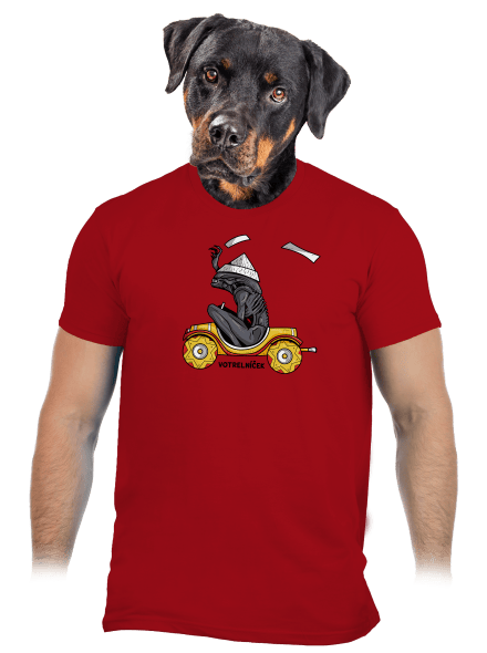 Votrelníček pánske tričko Red
