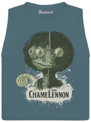 ChameLennon dámske tielko voľné Heather Deep Teal