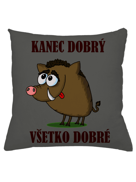 Kanec dobrý vankúš Gray Pol
