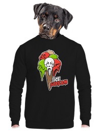 unisex mikina bez kapucne